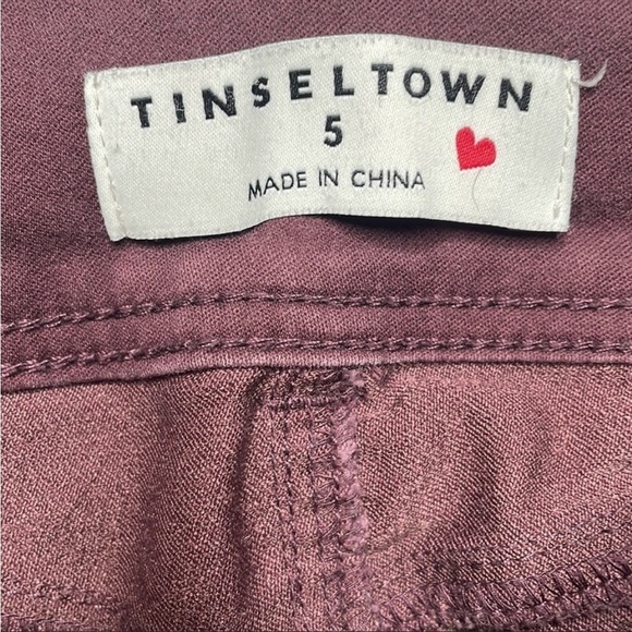 Tinseltown dark burgundy comfortable stretch soft Size 5 - Picture 6 of 10